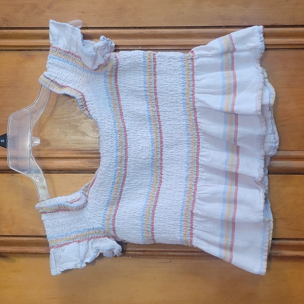 American Eagle Crinkle Crop Top Small